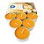 Velas Tealights Perfumadas Caixa com 6 Unidades Aura - Baunilha com Laranja - Imagem 2