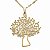 Colar Gargantilha Árvore da Vida 30mm - Dourado - Imagem 1