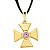 Colar Gargantilha Cruz Saint Germain 23mm - Dourado - Imagem 1