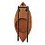 Incensário de Madeira Queimador de Palo Santo 10cm - Canoa - Imagem 4