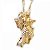 Colar Gargantilha Iansã 2,2cm - Dourado - Imagem 1