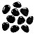 Pedra Rolada Obsidiana Negra - Unidade - Imagem 1
