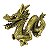 Dragão Chinês Dourado 15cm - Imagem 1