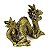 Dragão Chinês Dourado 15cm - Imagem 3