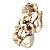 Estátua Ganesha Branco Indiano 14cm - Imagem 2
