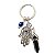 Chaveiro Mão Hamsa com Cristal e Olho Grego 9cm - Cores Sortidas - Imagem 4