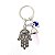 Chaveiro Mão Hamsa com Cristal e Olho Grego 9cm - Cores Sortidas - Imagem 7