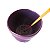 Incensário Vaso Mini Caveira Mexicana 6cm - Roxo - Imagem 2