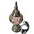 Abajur Turco Mesclado Colorido Bivolt 29cm - Luminária de Mosaico - Imagem 3
