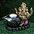 Ganesha da Fortuna e Sucesso Porta Vela 14cm - Imagem 4