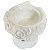 Recho Buquê de Flores em Cerâmica 9cm - Branco - Imagem 4