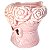 Recho Buquê de Flores em Cerâmica 9cm - Rosa - Imagem 3
