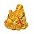 Buda da Fortuna e Prosperidade Dourado 5,5cm - Importado - Imagem 2
