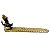 Incensário Canoa Ganesha da Fortuna 24cm - Dourado - Imagem 3