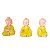Trio de Budas da Prosperidade 6,5cm - Imagem 1