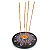 Incensário Redondo 4 Furos Preto 14,5cm - Mandala Indiana - Imagem 3