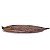 Incensário Canoa Folha: Natureza e Harmonia 22,5cm - Marrom - Imagem 3