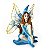 Estátua Fada Sentada com Chapéu 11cm - Azul Claro - Imagem 1