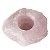 Porta Vela de Quartzo Rosa Cristal – Pedra Natural - Imagem 2