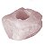Porta Vela de Quartzo Rosa Cristal – Pedra Natural - Imagem 1