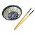 Kit 2 Tigelas de Porcelana com Hashi de Madeira - Imagem 3