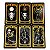 O Tarô Negro Arcanos Maiores - 22 Cartas com Manual Explicativo - Imagem 3