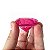 Diamante em Cristal de Vidro 5cm - Rosa Escuro: Intensidade e Paixão - Imagem 2