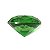 Diamante em Cristal de Vidro 5cm - Verde Escuro: Estabilidade - Imagem 1