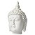 Escultura Cabeça de Buda em Marmorite 15cm - Imagem 3
