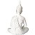 Buda da Prosperidade Meditando em Marmorite 23cm - Imagem 5