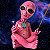 Incensário Alien Good Vibes dos 7 Chakras 16cm - Rosa - Imagem 1