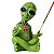 Incensário Alien Good Vibes dos 7 Chakras 16cm - Verde - Imagem 2