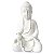 Buda Zen da Prosperidade em Porcelana Iluminado 19cm - Imagem 2