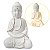Buda Meditando da Prosperidade em Porcelana Iluminado 19cm - Imagem 1
