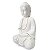 Buda Meditando da Prosperidade em Porcelana Iluminado 19cm - Imagem 3