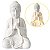 Buda Namastê da Prosperidade em Porcelana Iluminado 19cm - Imagem 1