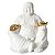 Buda da Riqueza em Porcelana Iluminado 13cm - Imagem 2