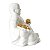 Buda da Riqueza em Porcelana Iluminado 13cm - Imagem 4