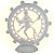 Deus Shiva Nataraja no Círculo de Fogo em Marmorite Iluminado com LED 53cm - Imagem 2