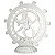 Deus Shiva Nataraja no Círculo de Fogo em Marmorite Iluminado com LED 53cm - Imagem 4