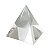Pirâmide de Cristal 7,5cm - Prisma Óptico - Imagem 1