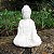 Buda da Coragem em Marmorite 12cm - Mudra Abhaya - Imagem 1