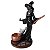 Incensário e Porta Vela Bruxa com Caldeirão 19cm - Prateado e Preto - Imagem 3