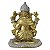 Estátua Ganesha Sentado 11cm - Dourado - Imagem 4