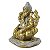 Estátua Ganesha Sentado 11cm - Dourado - Imagem 2