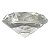 Diamante em Cristal de Vidro 8cm - Transparente: Energização e Proteção - Imagem 1
