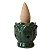 Mini Incensário Cascata Indiano em Porcelana 3cm - Verde - Imagem 1