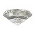 Diamante em Cristal de Vidro 6cm - Transparente: Energização e Proteção - Imagem 1