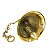 Sino de Mão Indiano em Bronze Decorado 10cm - Imagem 4