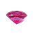 Diamante em Cristal de Vidro 4cm - Rosa Escuro: Intensidade e Paixão - Imagem 1